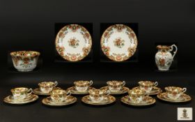 Royal Staffordshire Late 19th/Early 20th Century Part Teaset Approx 40 pieces in total to include