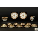 Royal Staffordshire Late 19th/Early 20th Century Part Teaset Approx 40 pieces in total to include