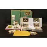 A Collection of Assorted Postcards to include an album containing modern comic cards,