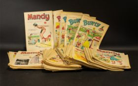 Approximately 60 Mandy and 30 Bunty Girls Comics from the 1970's, to include (Bunty) x8 between 03.