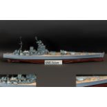 HMS Nelson British Model War Ship. 110 cms in length.