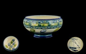 Moorcroft Handpainted 1930's Pottery Footed Bowl - of large proportions.