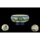 Moorcroft Handpainted 1930's Pottery Footed Bowl - of large proportions.