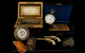 A Good Mixed Lot Of Assorted Collectables to include watches, music box,