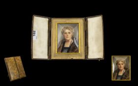 Early 20th Century Portrait Miniature On