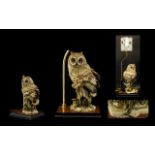 Capodimonte Figural Table Lamp In the Fo