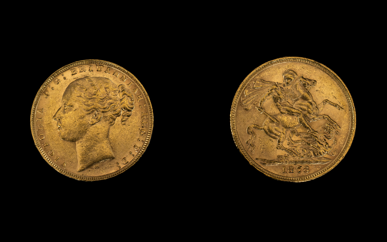 Queen Victoria 22ct Gold - Young Head Fu