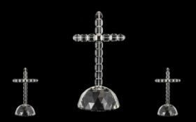 Swarovski Faceted Crystal Cross of Light