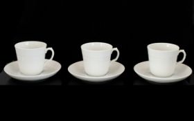 Royal Copenhagen Set Of Six Demitasse Ea