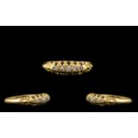 Antique Period Attractive 5 Stone Diamon