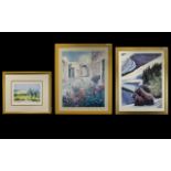 Three Decorative Prints Each framed and