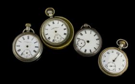 A Collection of Silver and Nickel Pocket Watches. All A/F.