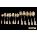 A Collection of Silver Spoons to include five matching hallmarked for Dublin A 1821,