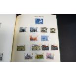 Stamp Interest - Green spring back windsor Great Britain volume 2 stamp album largely full contains