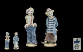 Lladro Collectors Club / Society Ltd Edition Hand Painted Porcelain Pair of Figures For the Years