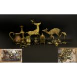 A Large Collection Of Mixed Metalware Two large boxes containing various collectibles,
