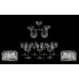 Quantity Of Clear Drinking Glasses To Include Tumblers, Champagne,