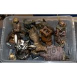 A Mixed Collection Of Oddments And Collectibles Varied lot containing several native American style