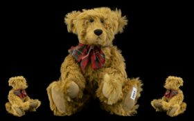 Bo Bears Design Ltd Edition Handmade Mohair Articulated Teddy Bear,