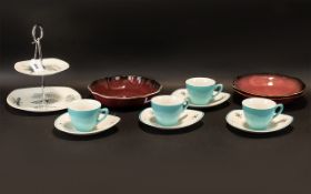 Collection of Porcelain to include Midwinter 'Nature Study` 2 Tier Cake Stand.