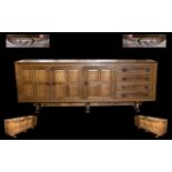 Beaverman A Colin Beaverman Almack Of Sutton-under-Whitestone-cliffe English Oak Sideboard Of large