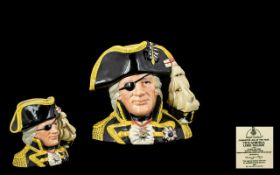 Royal Doulton - Special Edition Character Jug of the Year 1992 ' Vice - Admiral ' Lord Nelson.