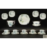 Wellington China 1930's Part Tea Service Approx 23 pieces in total to include five trios.