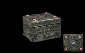 Arts and Crafts Style Decorative Box in the Celtic design.