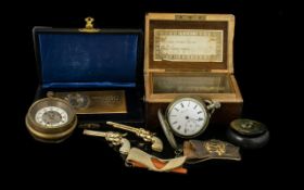 A Good Mixed Lot Of Assorted Collectables to include watches, music box,