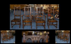 Maple and Co London Set of Early 20thC Dining Chairs comprises 2 carvers and 4 stand.