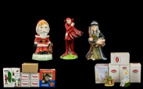 Collection of Wade Collectors Club Figures to include 'Wendy', 'Peter Pan', 'Tinkerbell',