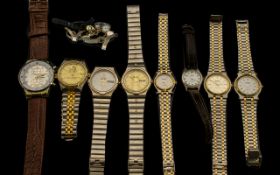 Wrist Watches. Good mixed lot, 18 in total, A/F condition, please see accompanying image.