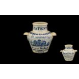 19th Century Advertising Interest A Rare Crosse & Blackwell Mustard Pot Bearing the inscription