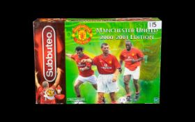 Hasbro Subbuteo Manchester United 2000 / 2001 Edition Game. In Original Box.