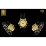 Ladies Gucci Wristwatch With gilt dial, bezel and case, numbered to case 3000.2.L 036 0525.