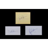 Pink Floyd 3 x Autographs of Music Legends Dave Gilmour, Nick Mason & Roger Waters.
