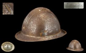 WW 2 MILITARY FRENCH HELMET. Original, please see image.