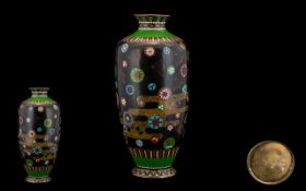 JAPANESE CLOISONNE VASE.