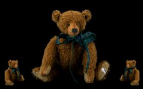 Bo Bears Design Ltd Edition Handmade Mohair Articulated Teddy Bear. c.1980's.