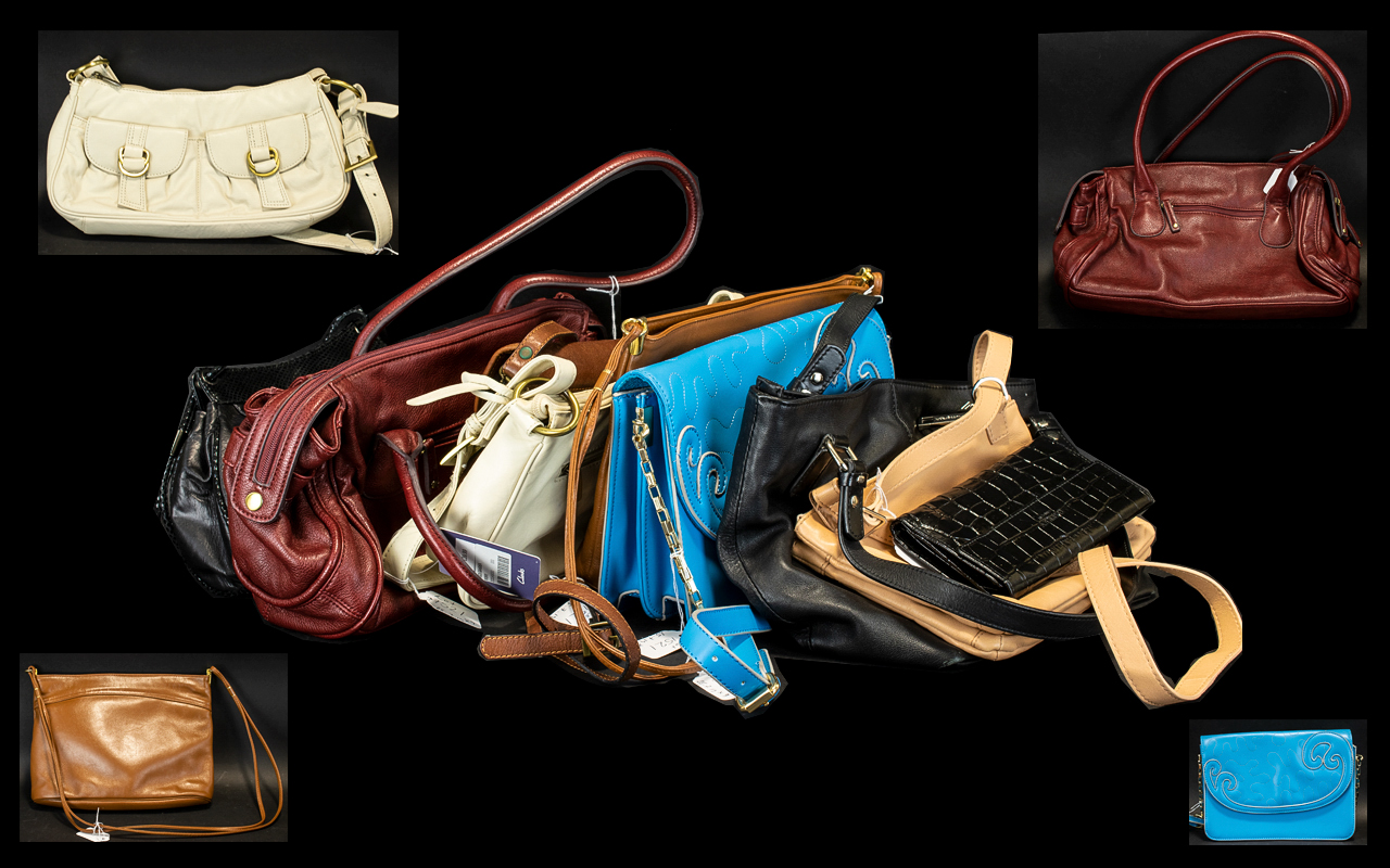 An Assorted Collection Of Handbags Nine items in total,