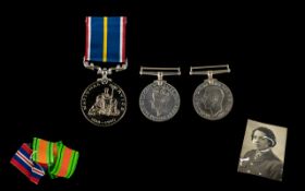 WWII Interest Defence Medal And 1939-1945 Medal With accompanying ribbon,