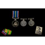 WWII Interest Defence Medal And 1939-1945 Medal With accompanying ribbon,