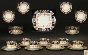 Royal Albion China Co Staffordshire ( 30 ) Piece Bone China Tea Service, Pattern No 2191.