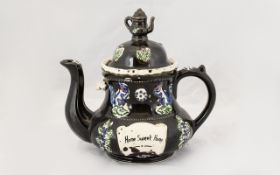 Small Bargeware Teapot in decorative des