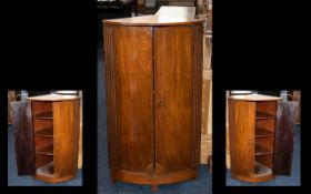 Mid 20th Century Mahogany Corner Unit -