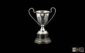 Small Silver Trophy, hallmarked for Birmingham 1922.