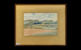 John Linton ' Kirkudbright School ' Early 20th Century ' A View of Wigtown Bay from Kirkenner