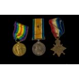 World War I Trio of Military Meals All with Ribbons Awarded to 13011 PTE. J. FRITH. 8. LAN.R.