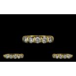 18ct Gold - Superb Quality 5 Stone Diamond Ring,