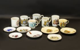 Collection of Royal Commemorative Memorabilia comprises: two Charles & Diana wedding mugs;